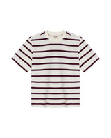 Women's Short Sleeve Striped T-Shirt - Raw 709G033 - 2