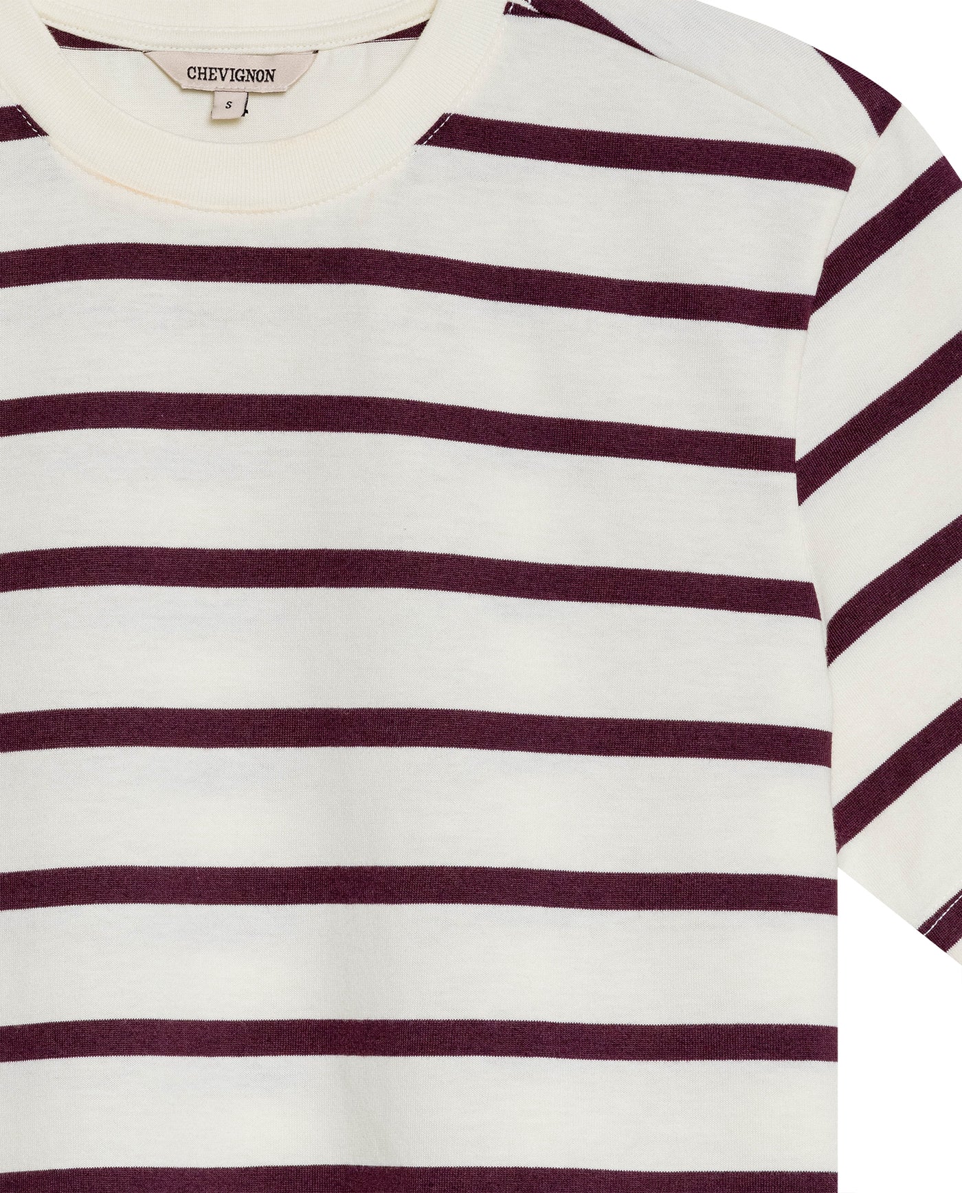 Women's Short Sleeve Striped T-Shirt - Raw 709G033 - 7