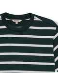 Women's Short Sleeve Striped T-Shirt - Green 709G033 - 7