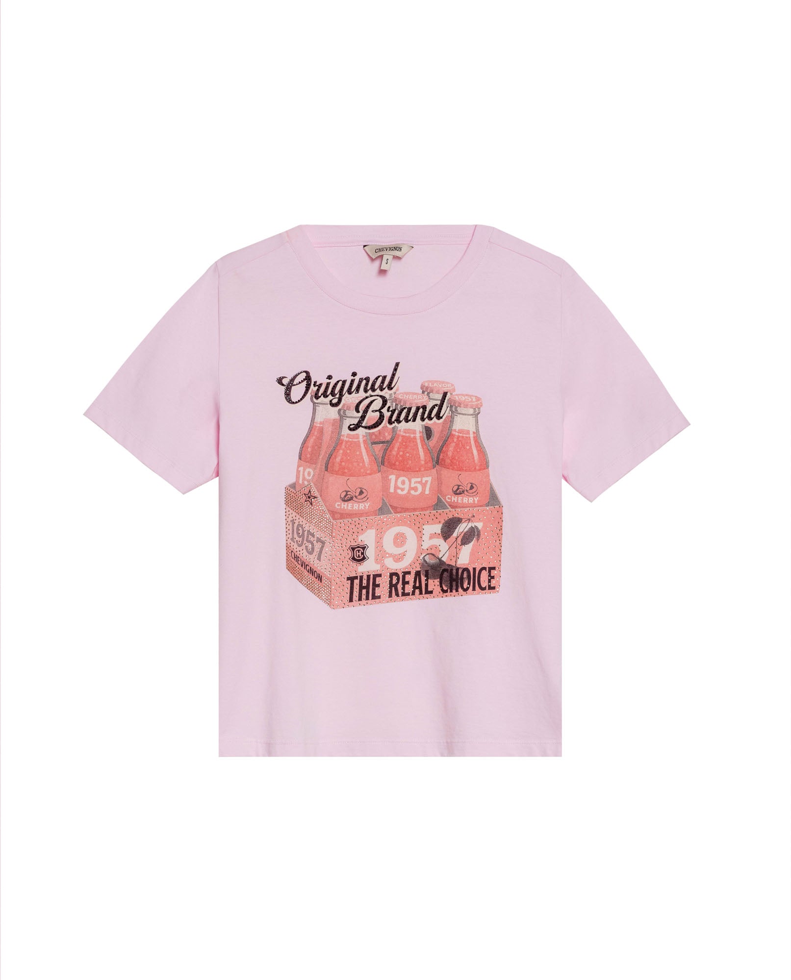 Women's Short Sleeve T-shirt - Pink - 1