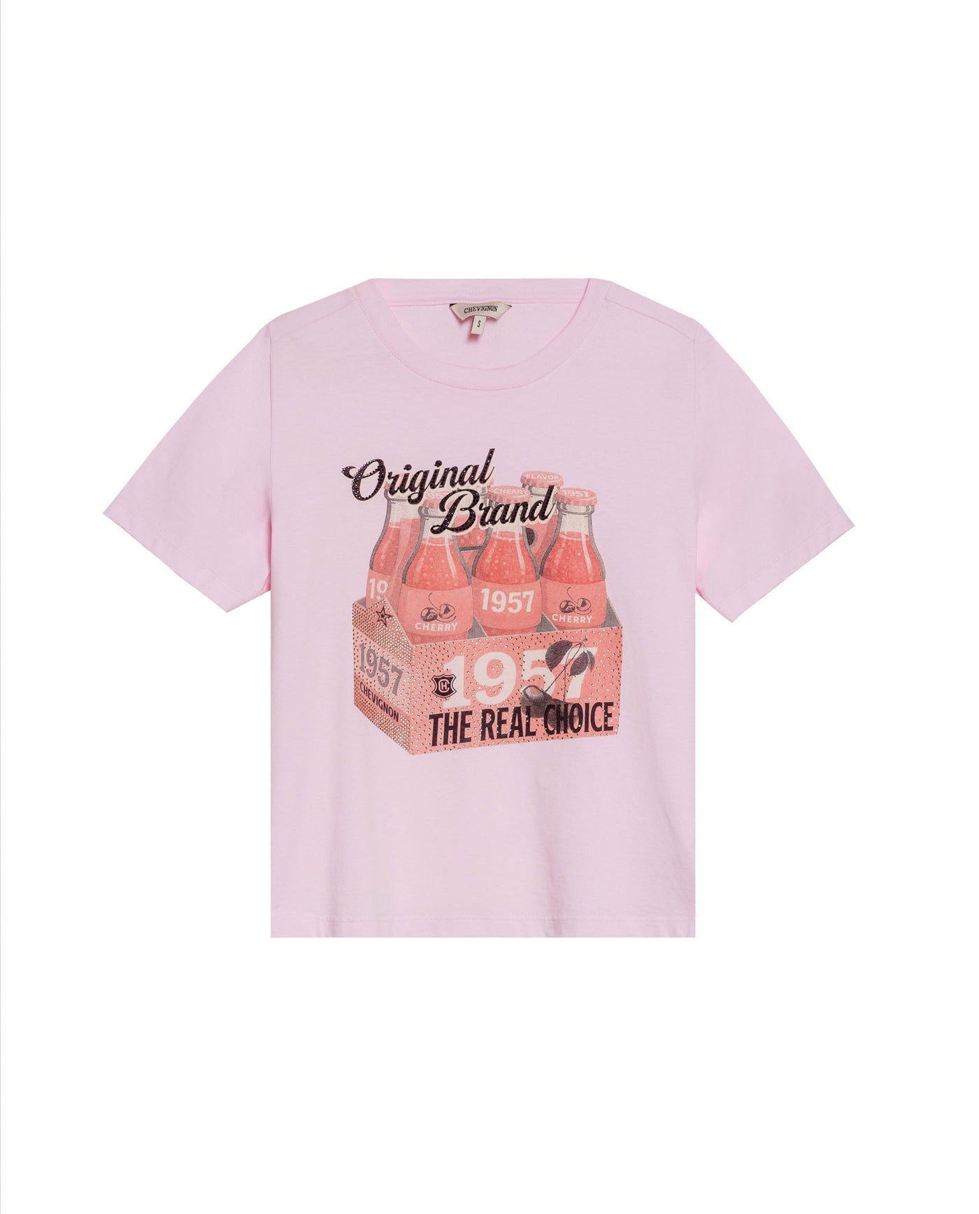 Women's Short Sleeve T-Shirt - Pink 709G038 - 2
