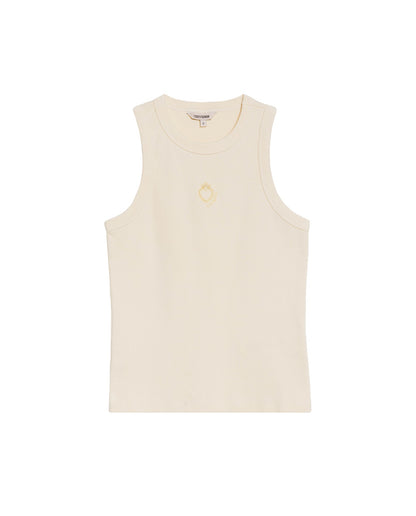 Women's Sleeveless Tank Top - Yellow - 1