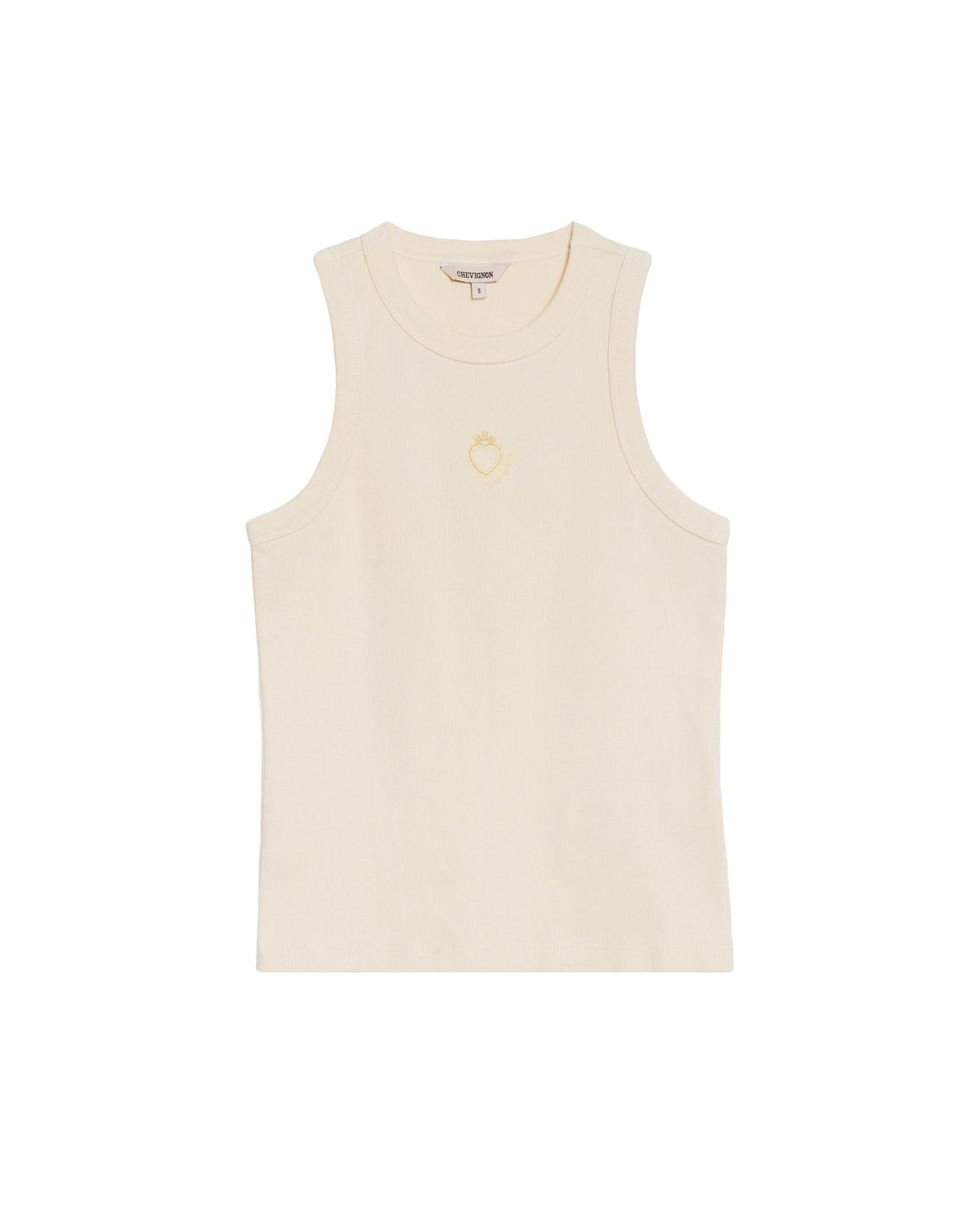 Women's Sleeveless Tank Top - Yellow 709G039 - 2