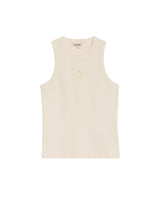 Women's Sleeveless Tank Top - Yellow 709G039 - 2