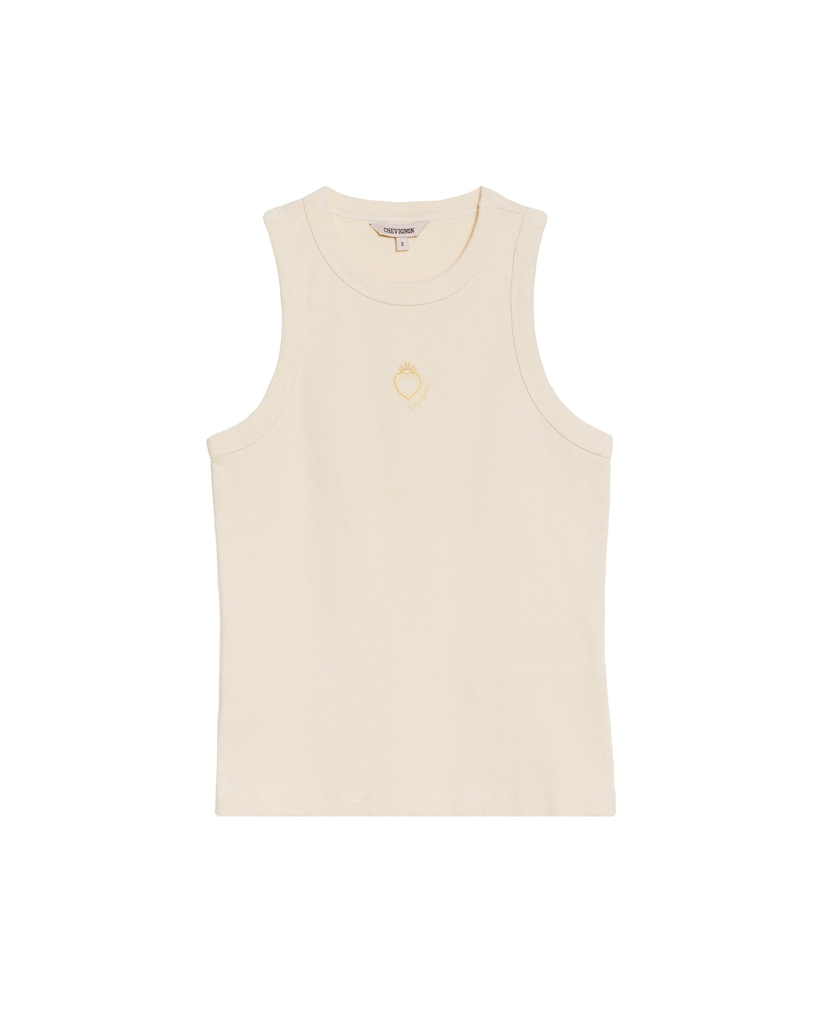 Women's Sleeveless Tank Top - Yellow 709G039 - 2