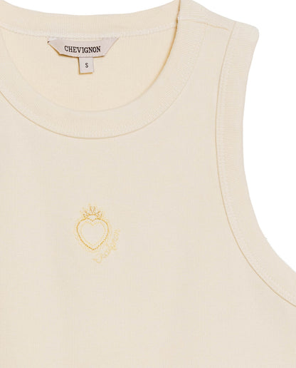 Women's Sleeveless Tank Top - Yellow - 7