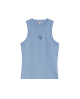 Women's Sleeveless Tank Top - Blue 709G039 - 2