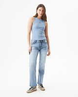 Women's Sleeveless Tank Top - Blue 709G039 - 3