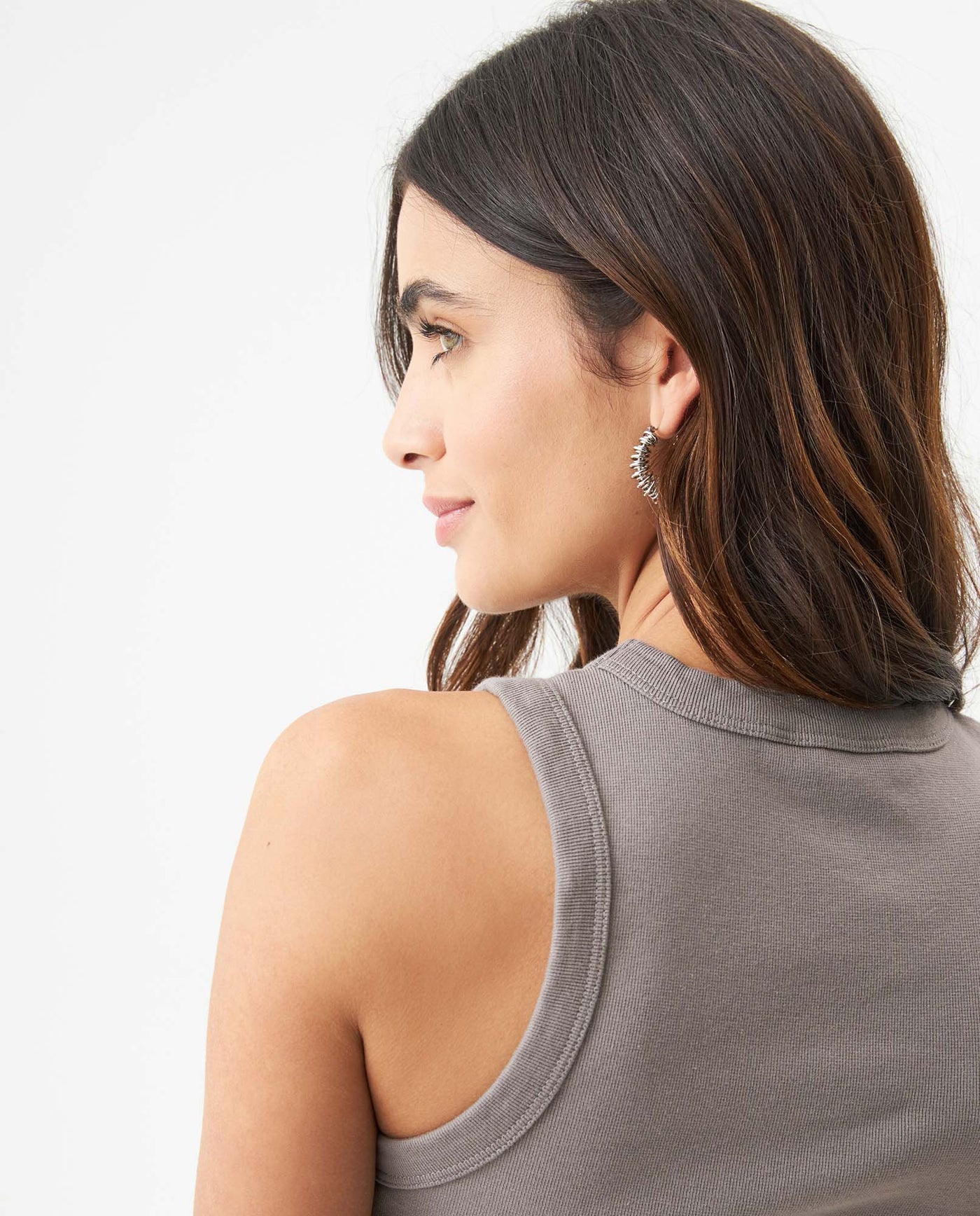 Women's Sleeveless Tank Top - Gray 709G039 - 6