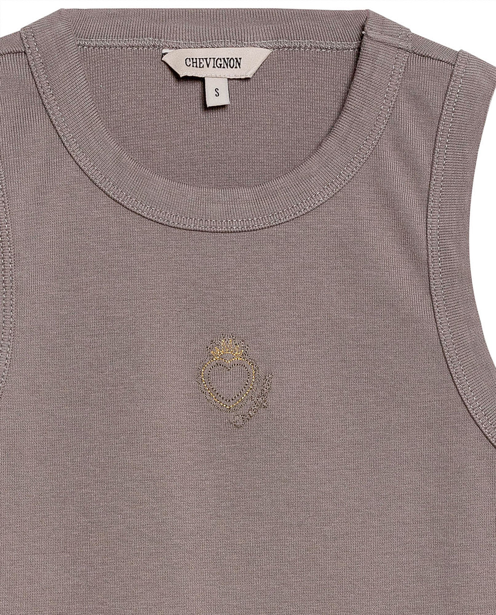 Women's Sleeveless Tank Top - Gray 709G039 - 7