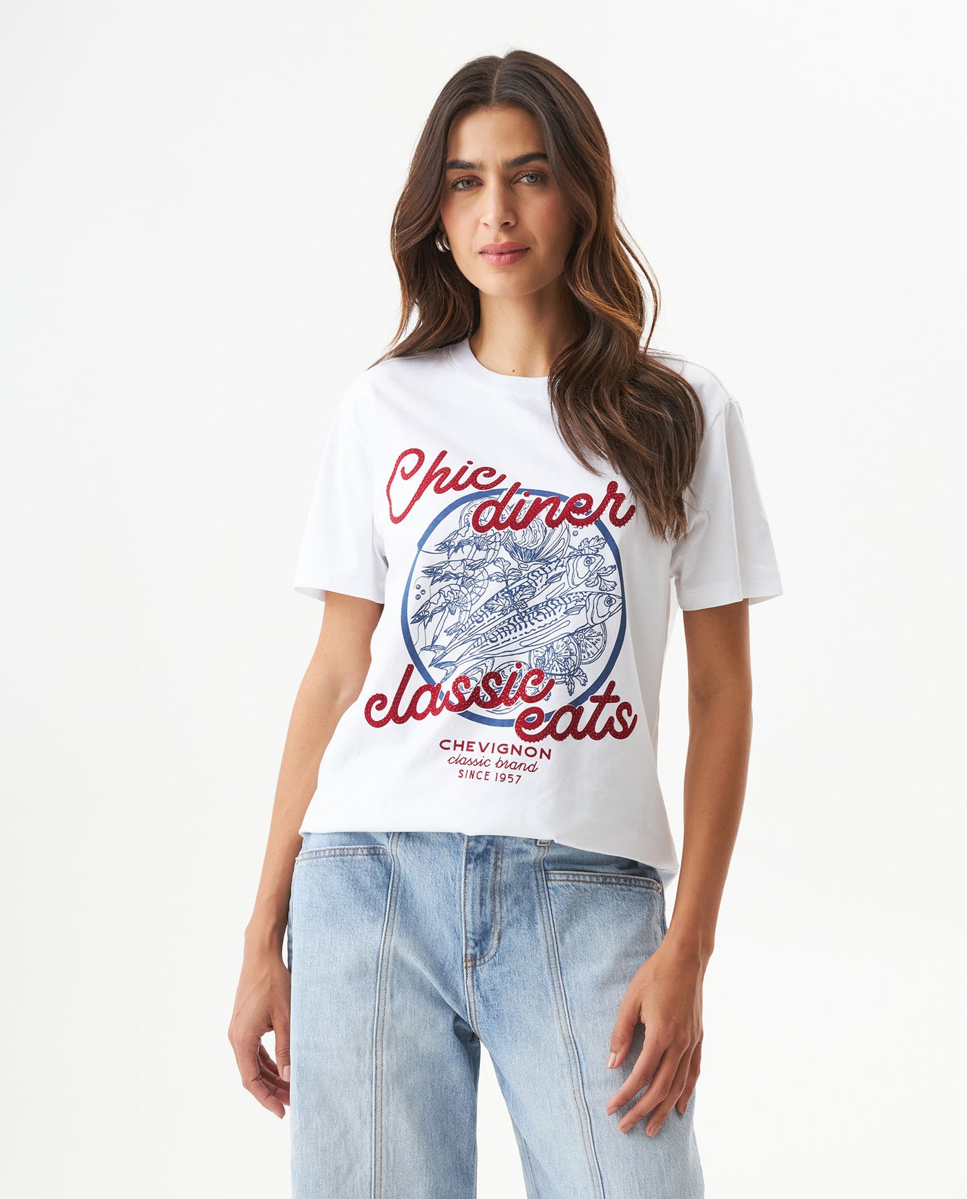 Camiseta Manga Corta para Mujer - White 63_709G042_BLA110601_0