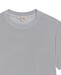 Women's Lurex Thread Oversized Fit T-shirt in Nylon-Modal Blend, Finery 709G043 - 7