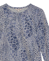 Women's Lurex Thread Long Sleeve Slim Fit T-shirt in Polyester Blend 709G044 - 7