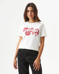 Women's Stone Accent Print Slim Fit T-shirt in Cotton, Luxe 709G045 - 1