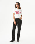 Women's Stone Accent Print Slim Fit T-shirt in Cotton, Luxe 709G045 - 3