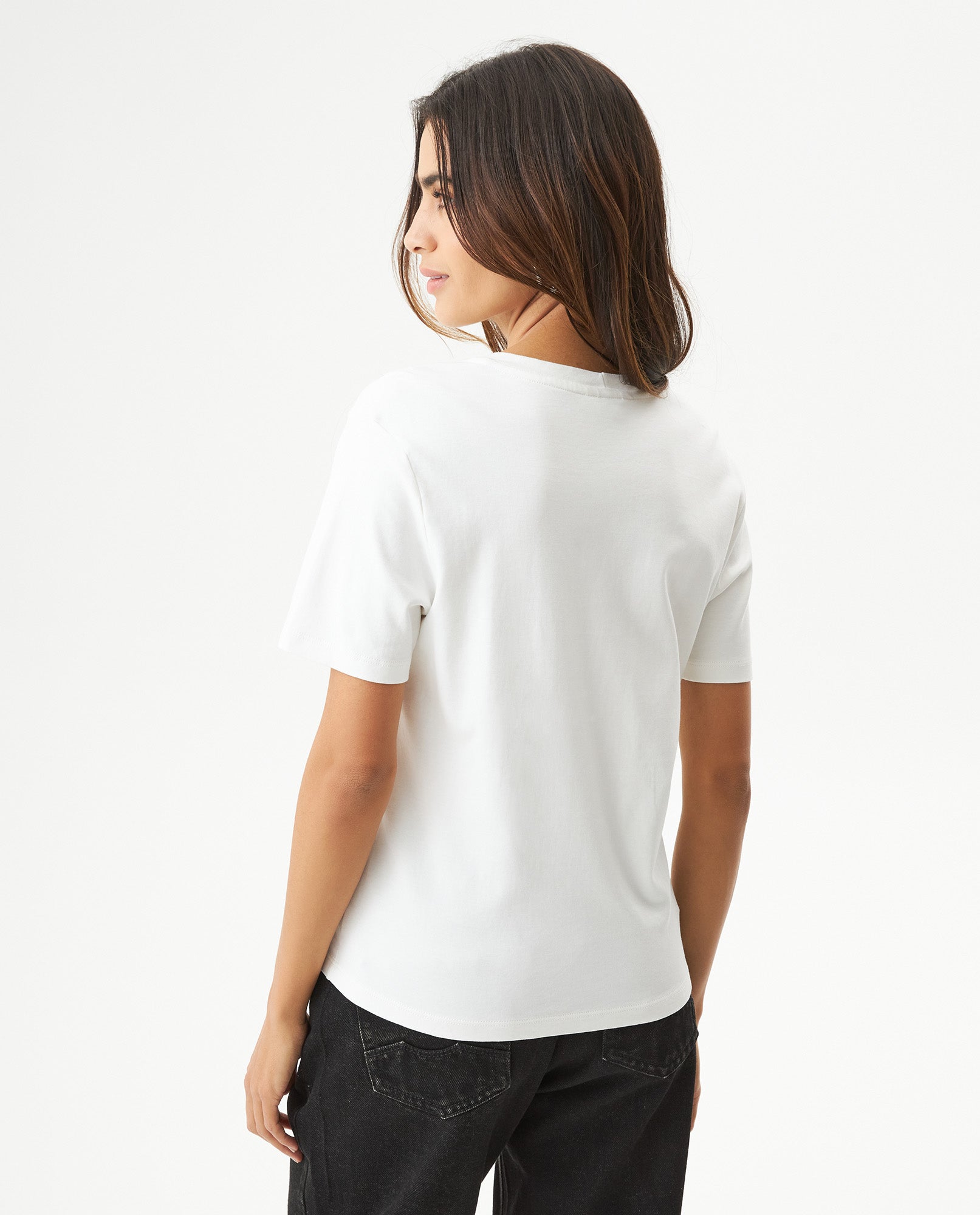 Women's Stone Accent Print Slim Fit T-shirt in Cotton, Luxe 709G045 - 5