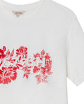 Women's Stone Accent Print Slim Fit T-shirt in Cotton, Luxe 709G045 - 7