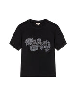 Women's Stone Accent Print Slim Fit T-shirt in Cotton, Luxe 709G045 - 2
