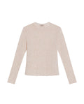 Women's Blouse, Long Sleeve See-Through - Raw 709G047 - 2