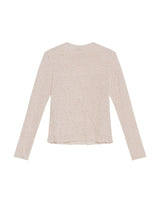 Women's Blouse, Long Sleeve See-Through - Raw 709G047 - 7