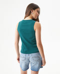 Women's Short Sleeve T-Shirt - Green 709G052 - 4