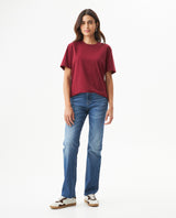 Women's Cool Touch Oversized T-shirt in Cotton, Windward 709G053 - 3