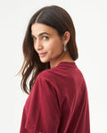 Women's Cool Touch Oversized T-shirt in Cotton, Windward 709G053 - 6