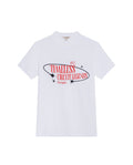 Women's Racing Stone Accent Slim T-shirt in Cotton, Nocturne - 1
