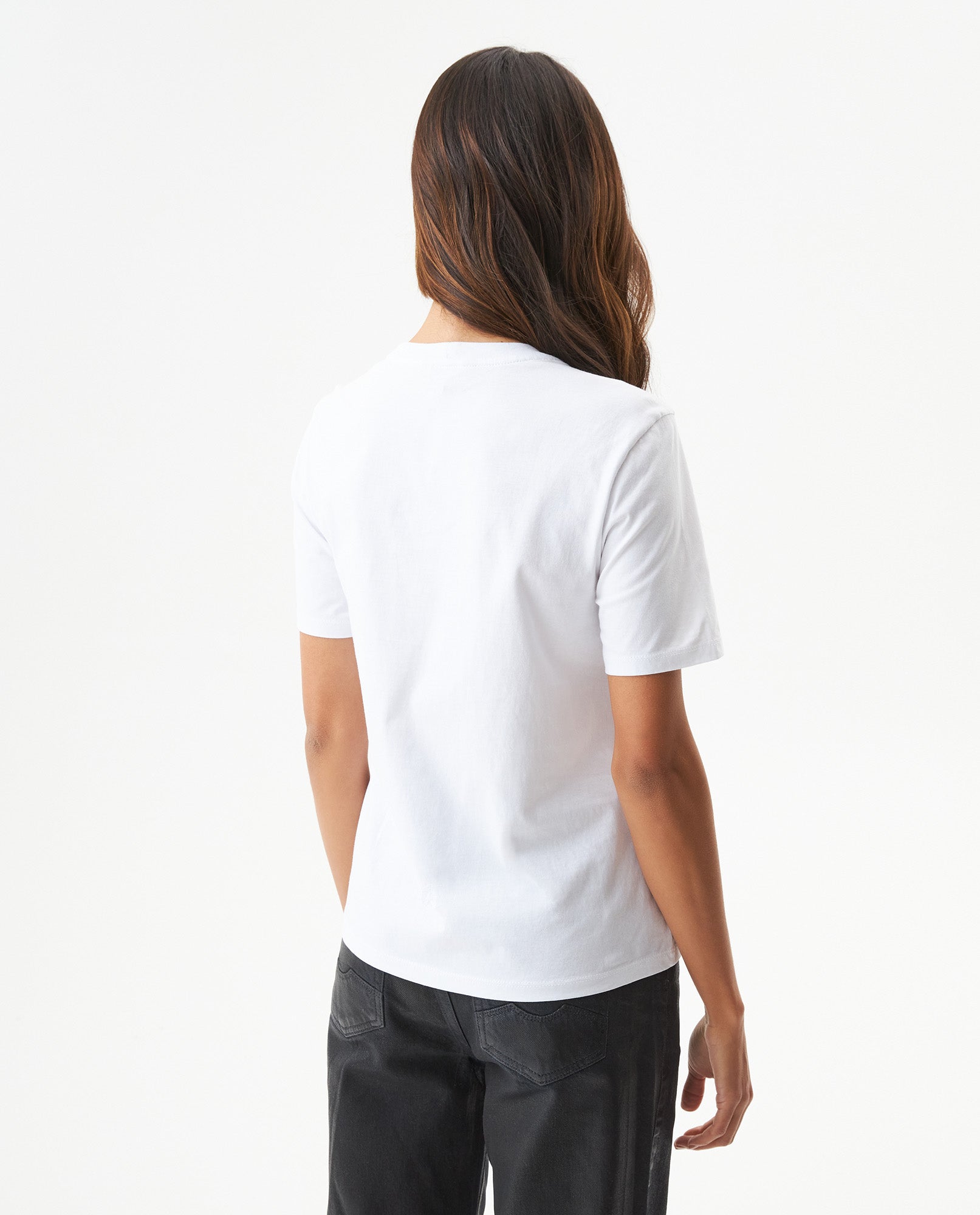 Women's Racing Stone Accent Slim T-shirt in Cotton, Nocturne - 5