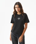 Women's Racing Embroidered Oversized T-shirt in Cotton, Plaza - 2
