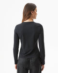 Women's Racing Long Sleeve Print T-shirt in Polyamide Stretch Blend, Ceremony - 5