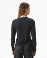Women's Racing Long Sleeve Print T-shirt in Polyamide Stretch Blend, Ceremony - 5