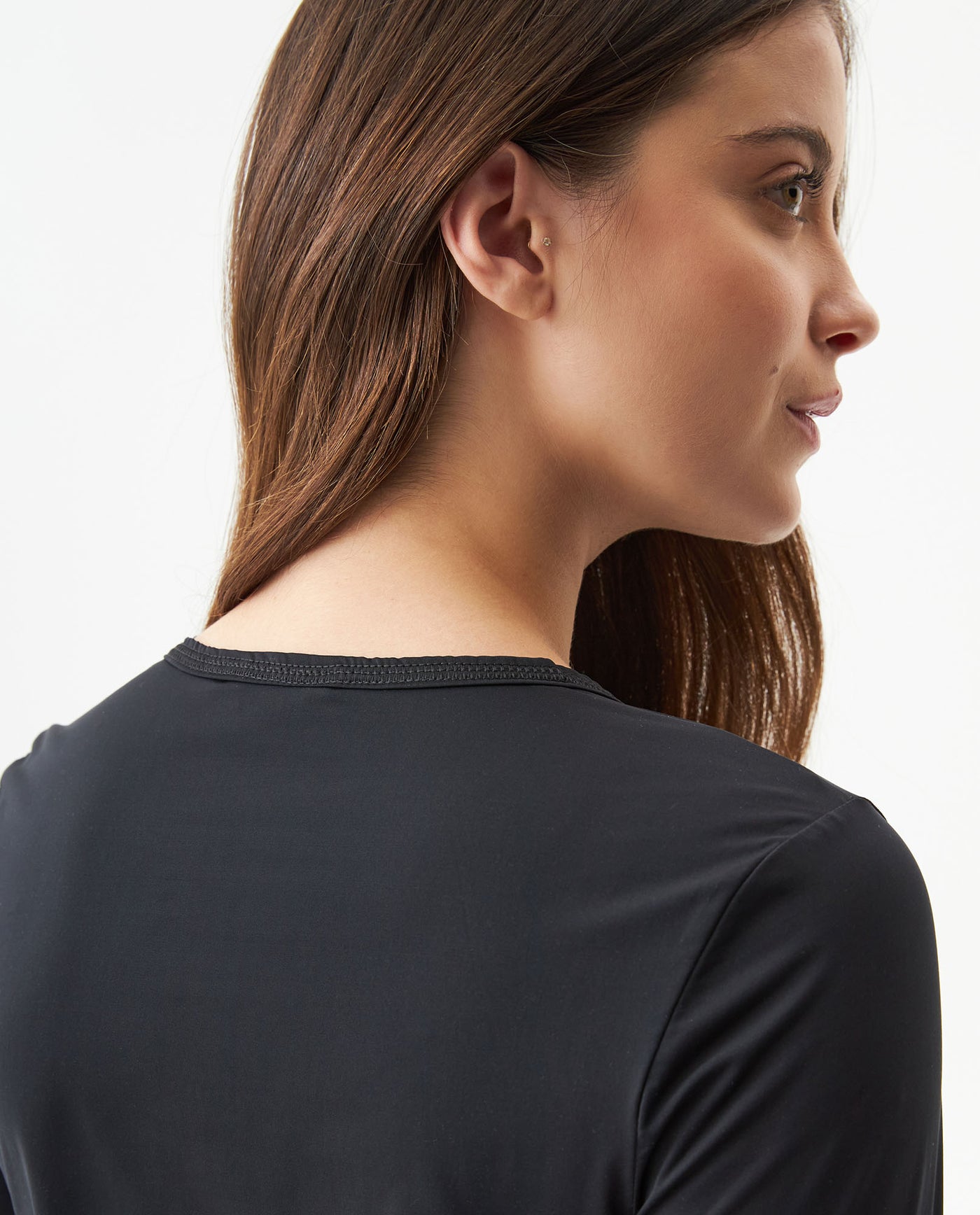 Women's Racing Long Sleeve Print T-shirt in Polyamide Stretch Blend, Ceremony - 6