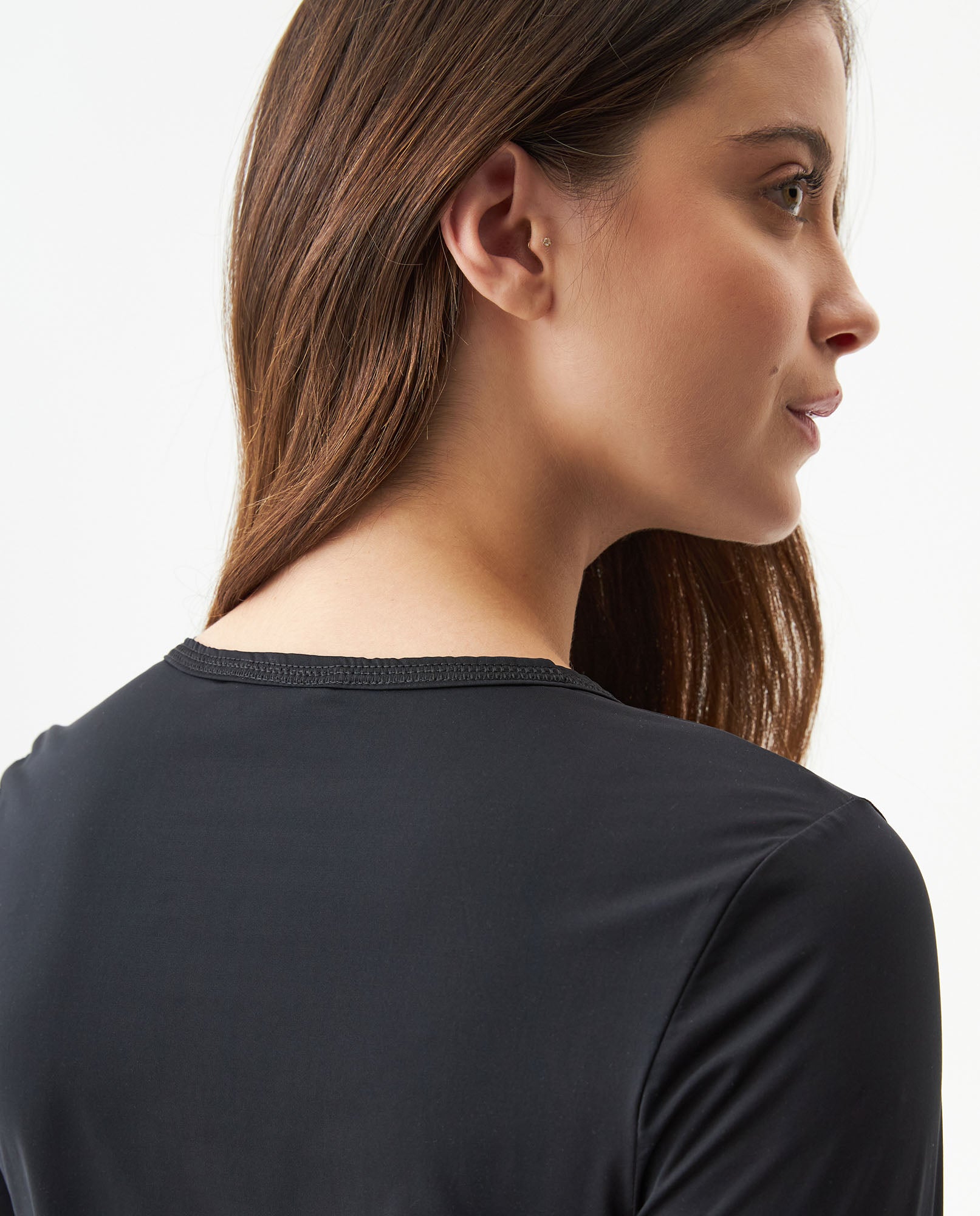 Women's Racing Long Sleeve Print T-shirt in Polyamide Stretch Blend, Ceremony - 6