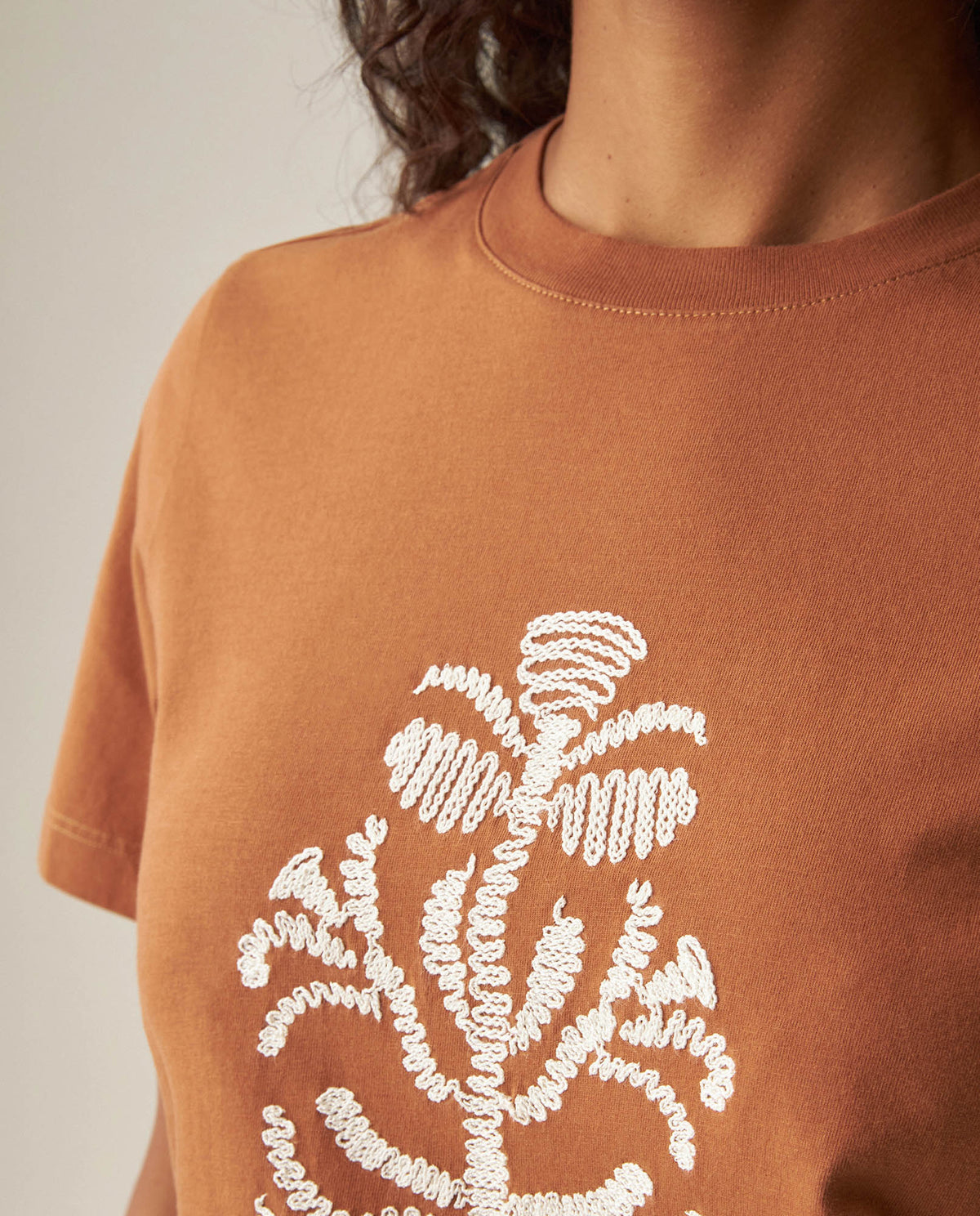 Women´s Graphic T-Shirt - Brown 63_709H002_CAF171142_3
