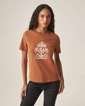 Women´s Graphic T-Shirt - Brown 63_709H002_CAF171142_4
