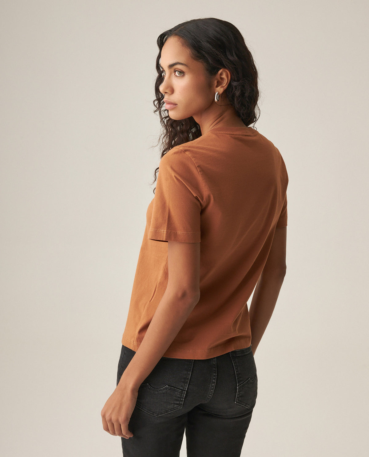 Women´s Graphic T-Shirt - Brown 63_709H002_CAF171142_5