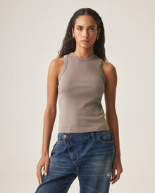 Women´s Slim Tank Top - Gray 63_709H052_GRI181210_3