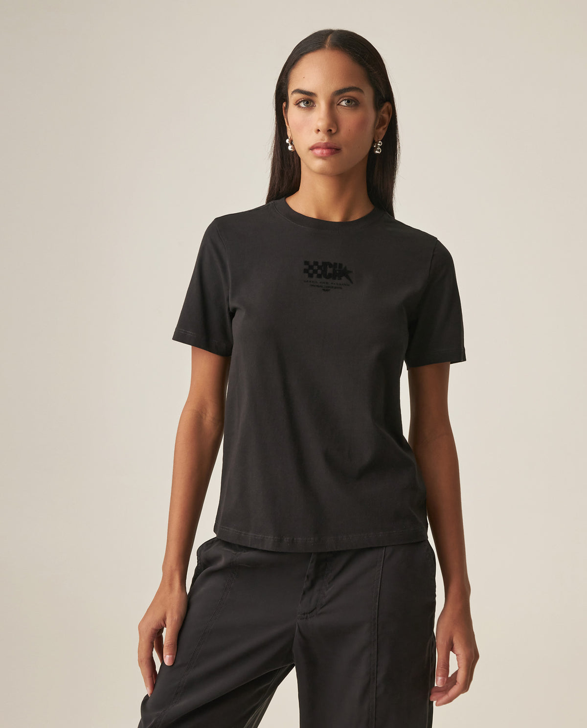 Women´s Graphic T-Shirt - Black 63_709H900_NEG194007_3