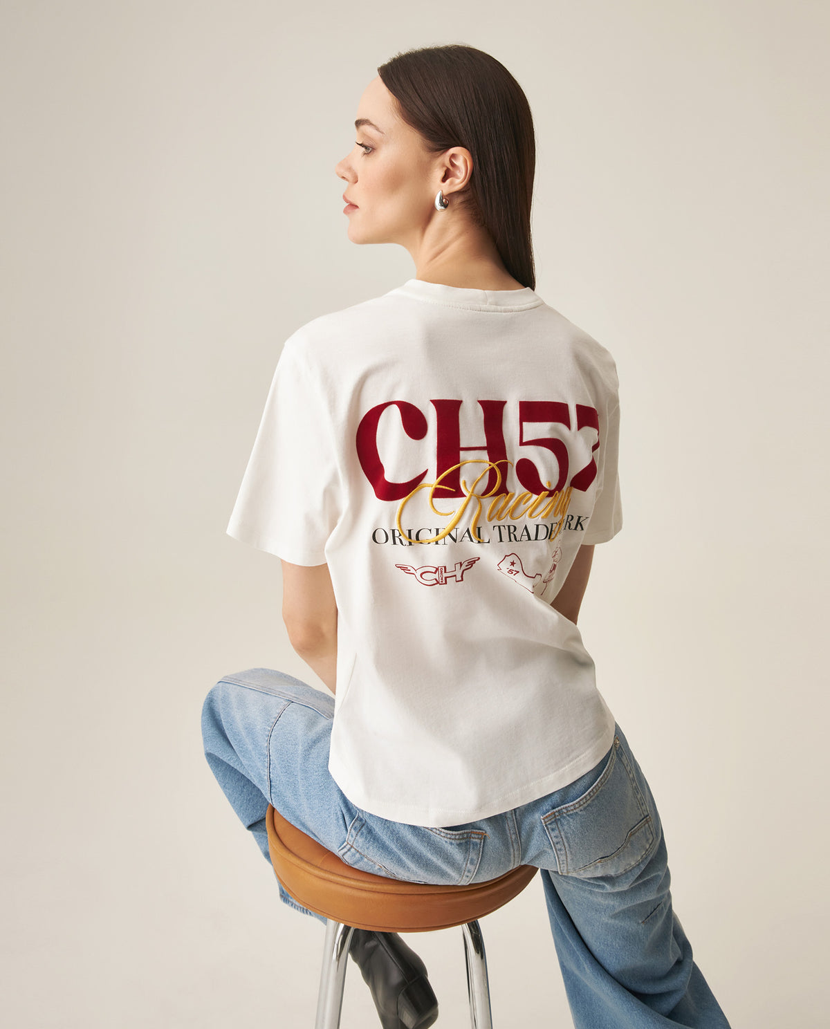 Women´s Graphic Oversized Tee - Raw 63_709H901_CRU110606_3