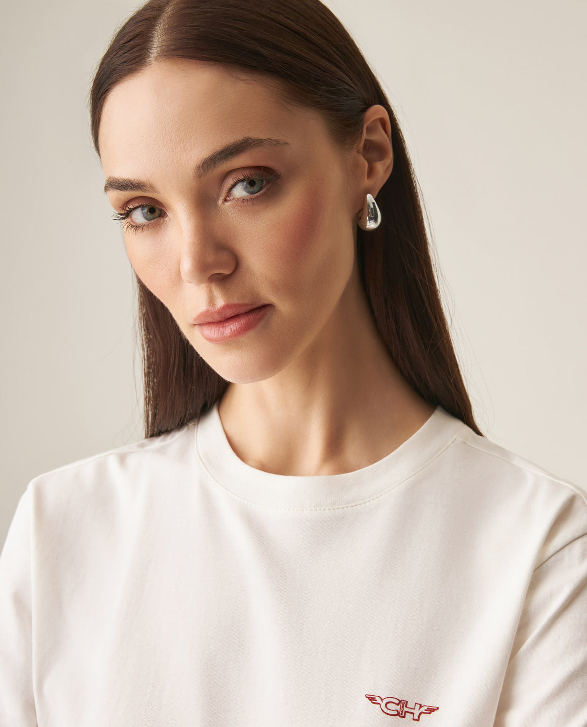 Women´s Graphic Oversized Tee - Raw 63_709H901_CRU110606_4
