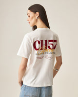 Women´s Graphic Oversized Tee - Raw 63_709H901_CRU110606_5