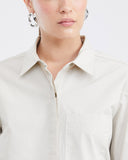 ESSENTIAL POPLIN SHIRT IN ECRU