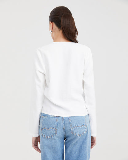 EMBROIDERY LONGSLEEVE BLOUSE