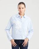 STRIPES CROP SHIRT