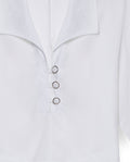 Womens Shirt Wide Oversized Silhouette Lyocell Large Collar - White 63_711H004_BLA110601_8