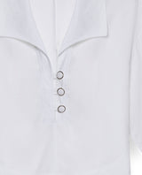 Womens Shirt Wide Oversized Silhouette Lyocell Large Collar - White 63_711H004_BLA110601_8
