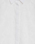 Womens Shirt Oversized Cotton Embroidered Short Sleeve - White 63_711H016_BLA110601_8