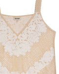 Womens Blouse Strap V-Neck Acrylic Continuous Embroidery - Raw 63_711H017_CRU110103_8