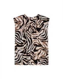 Womens Blouse Straight Silhouette Viscose–Rayon Print - Raw 63_711H018_CRU114302_3